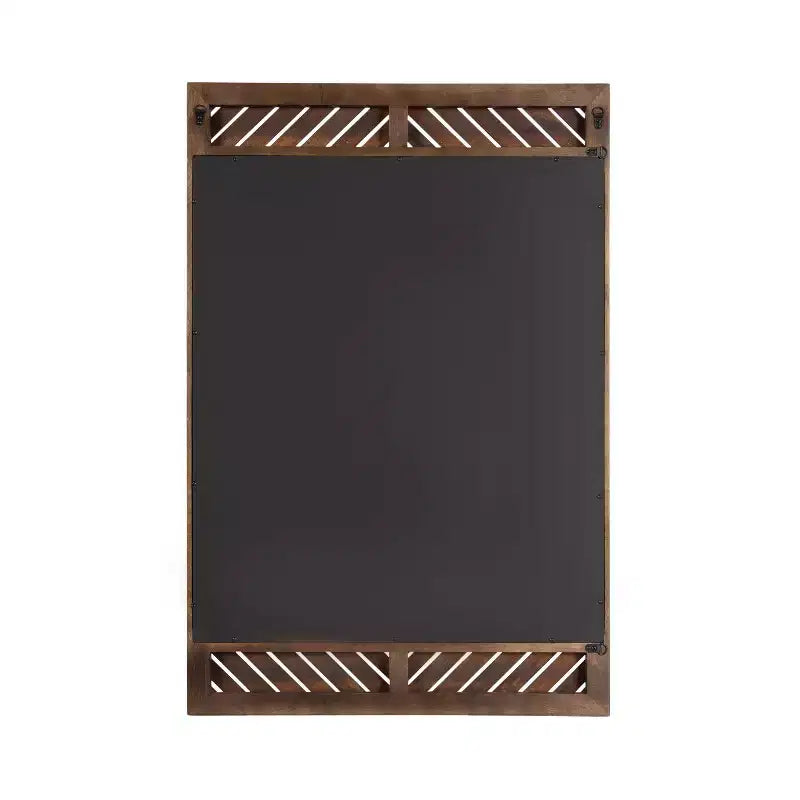 Wood Rectangle Wall Mirror 24"x36"