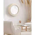 26"x26" Jonesport Round Wall Mirror Natural