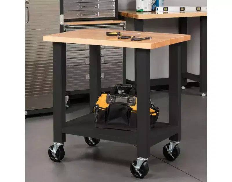Steel Heavy-Duty Rolling Workstation 36"