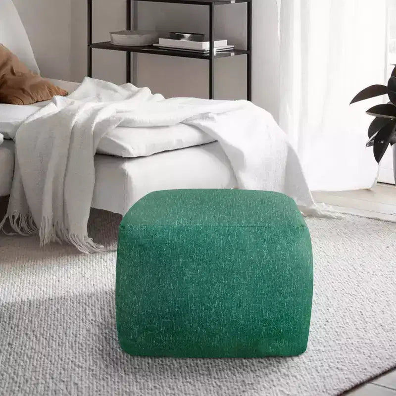 Velvet Square Pouf 24"