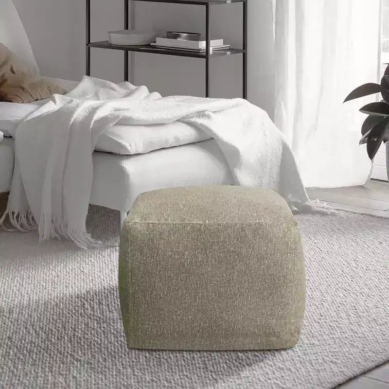 Velvet Square Pouf 24"
