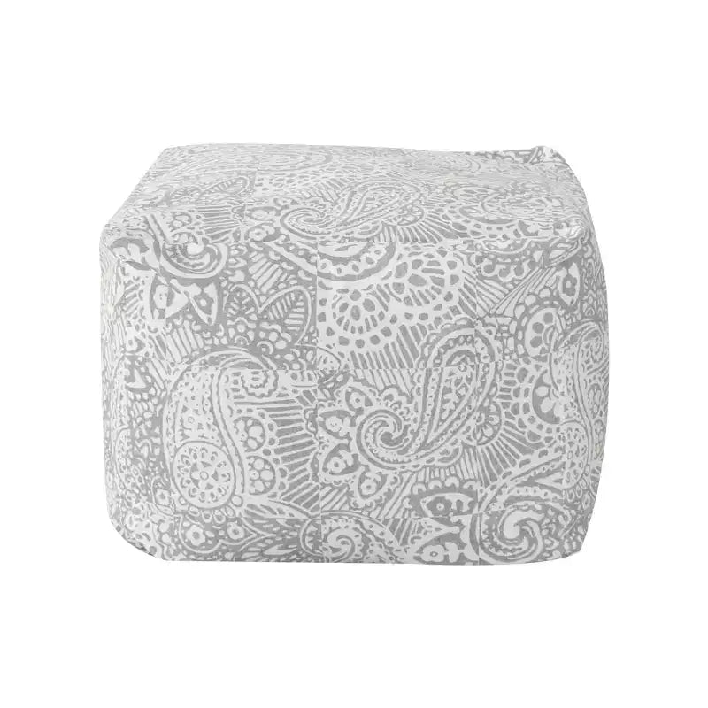 Velvet Square Pouf 24"