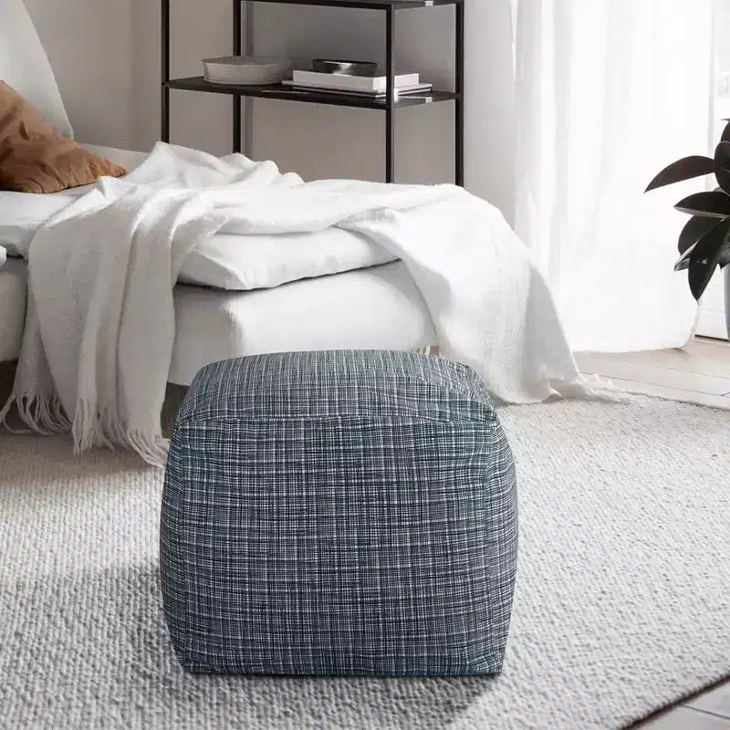 Velvet Square Pouf 24"