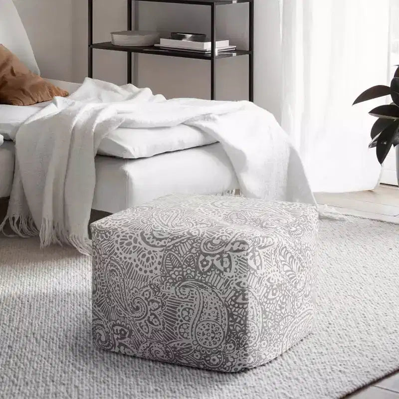 ChaletPosh 24 Inch Velvet Pouf