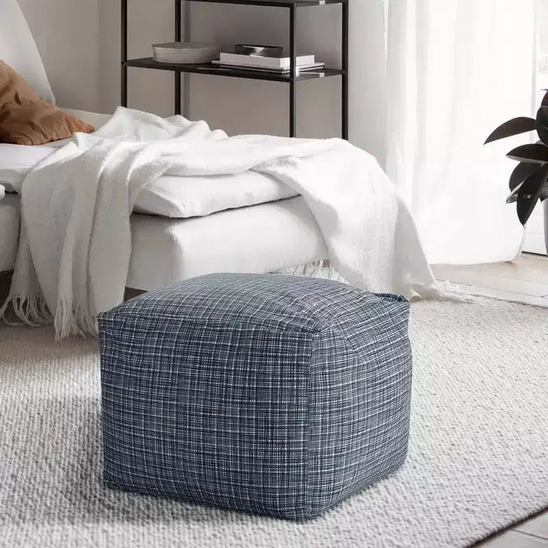 Velvet Square Pouf 24"