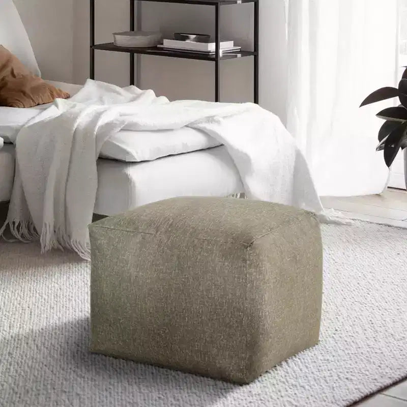 Velvet Square Pouf 24"