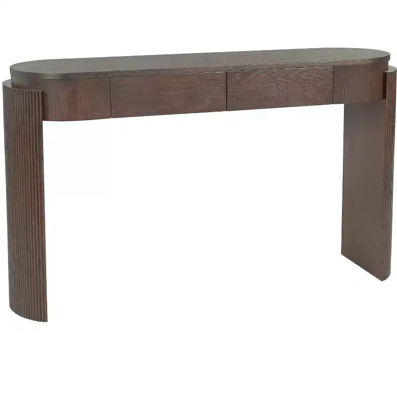 Wood Console Table 55.1''