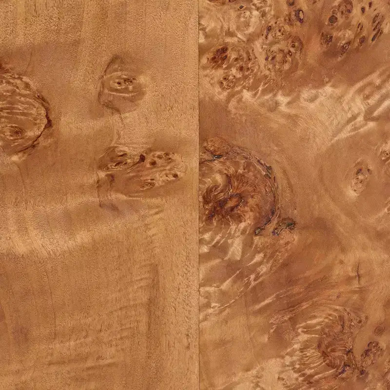 Mappa Burl Wood 4-Door Sideboard Buffet