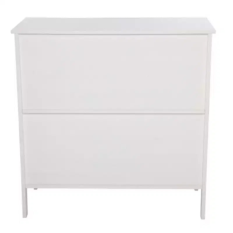 Wood Freestanding Storage Cabinet with Transparent Doors