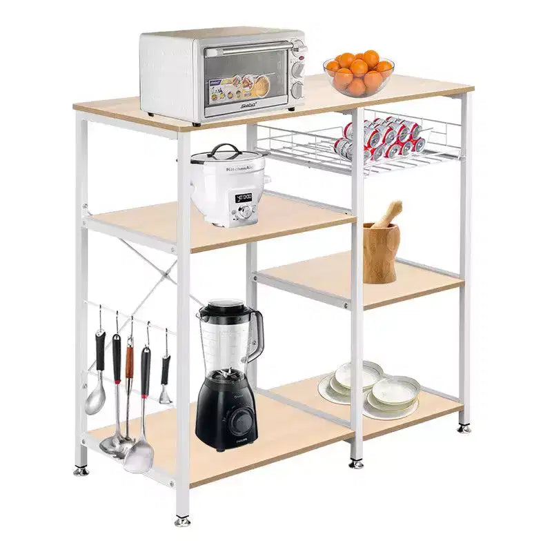 Metal 3-Tier Microwave & Kitchen Baker's Rack 35.5"