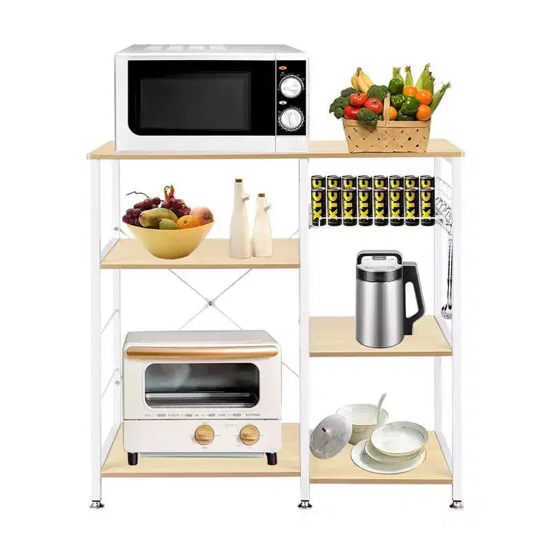 Metal 3-Tier Microwave & Kitchen Baker's Rack 35.5"