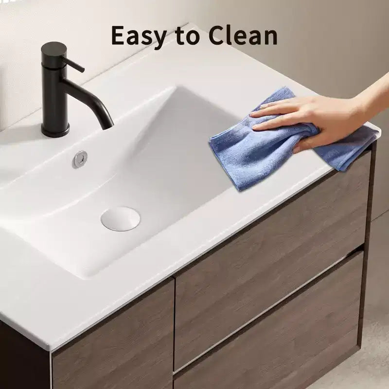 Ceramic Bathroom Vanity Sink 24''