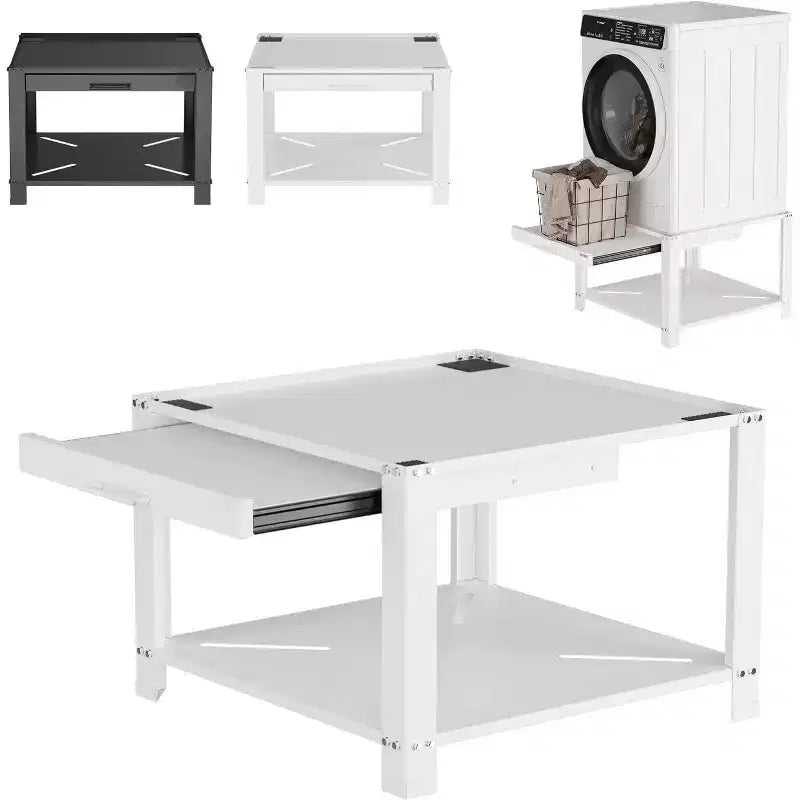 Carbon Steel Laundry Pedestal 29''W × 29''D × 20''H