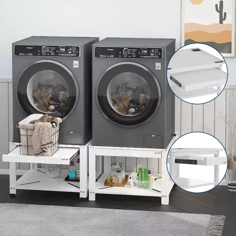 Carbon Steel Laundry Pedestal 29''W × 29''D × 20''H