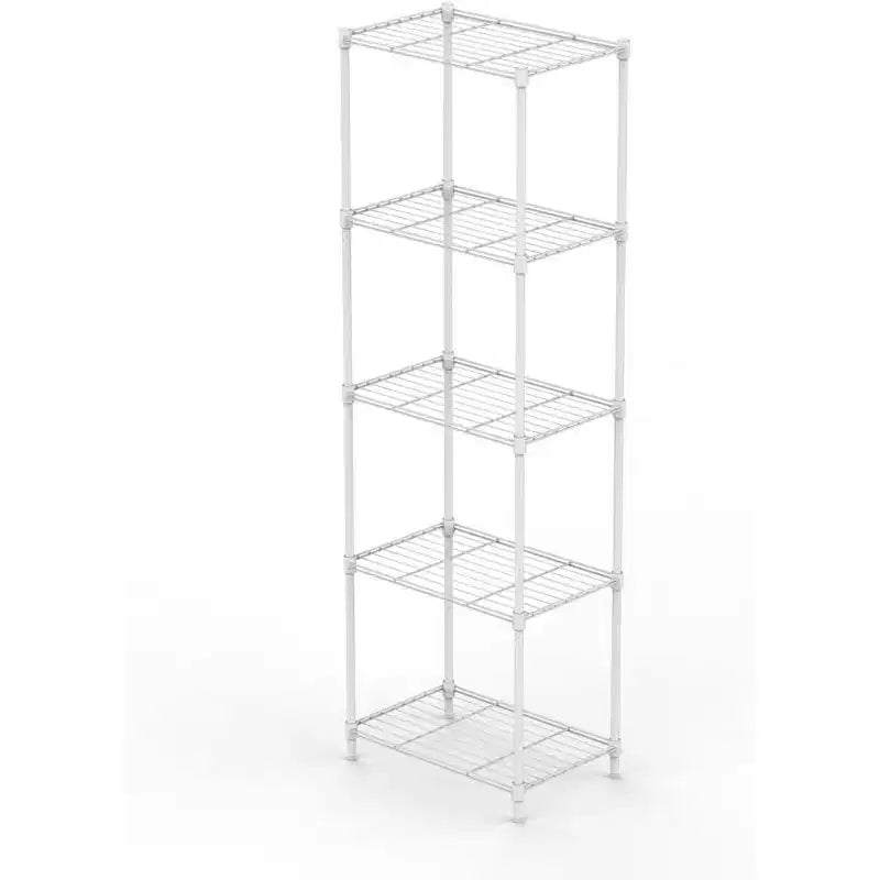 Metal Wire Shelving Unit 13.78''D x 17.72''W x 55.12''H