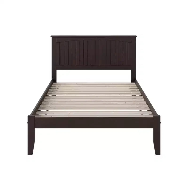 Solid Wood Freestanding Platform Bed Frame