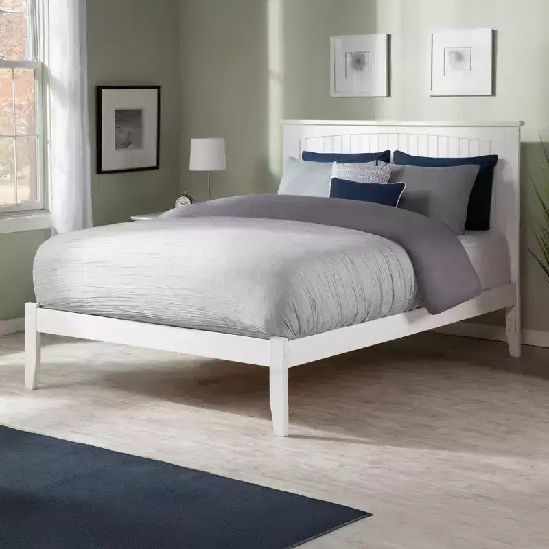 Solid Wood Freestanding Platform Bed Frame