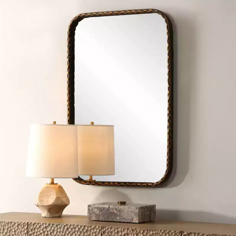 Iron Rectangle Vanity Wall Mirror 20"x30"