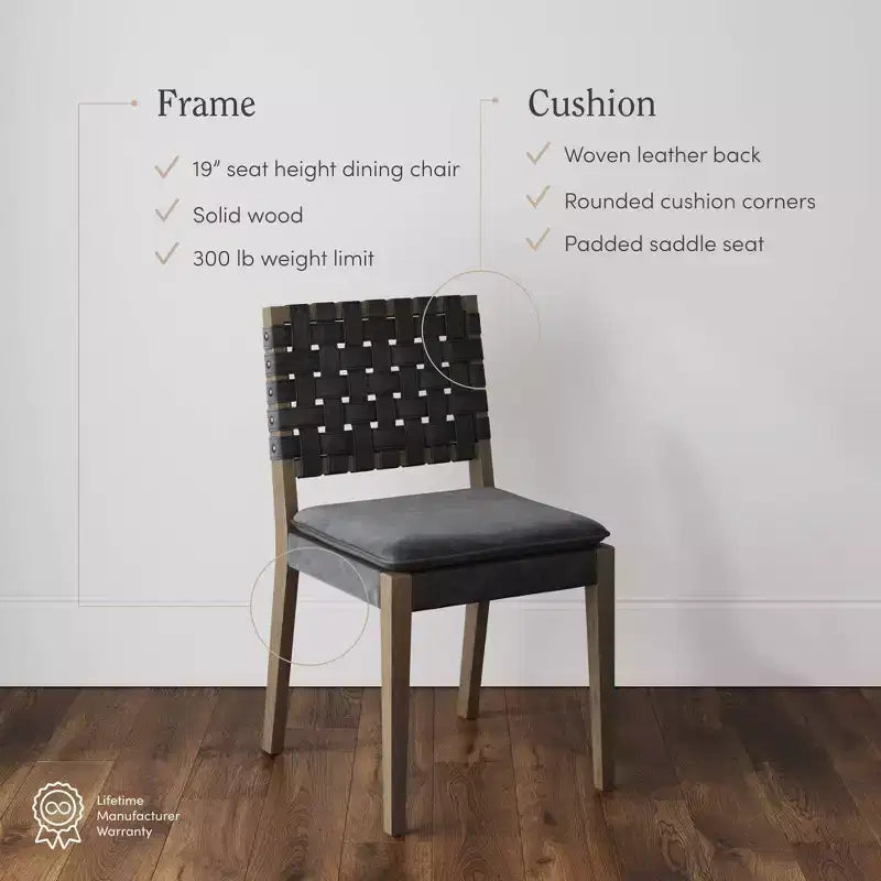 Faux Leather Upholstered Dining Chair