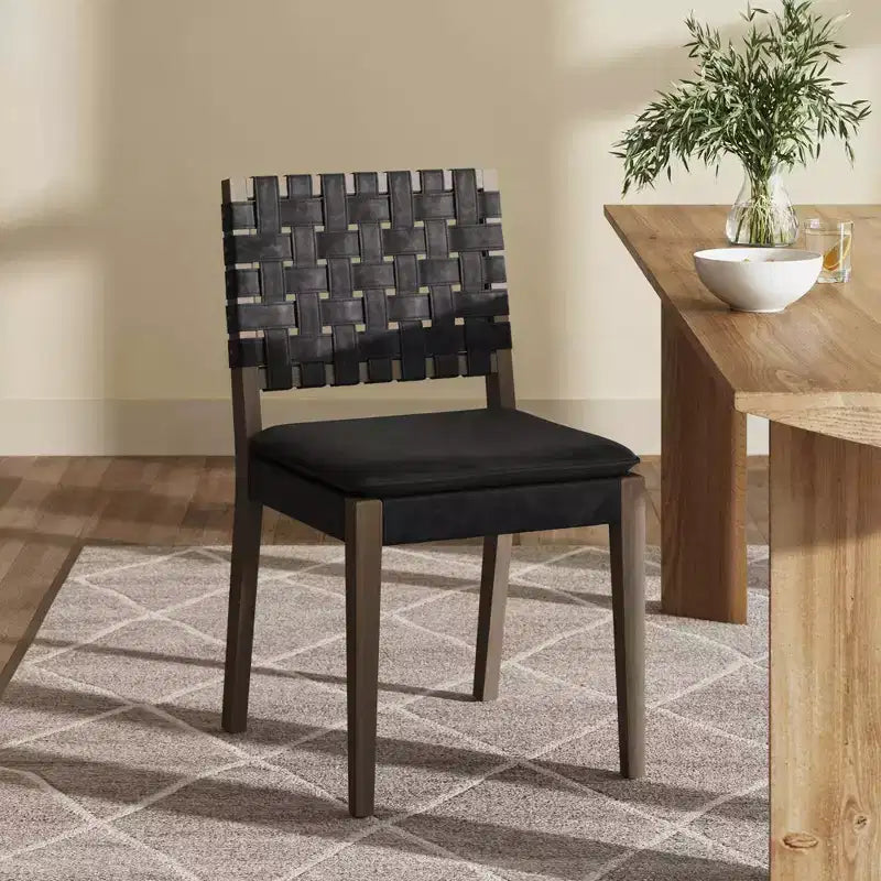 Faux Leather Upholstered Dining Chair