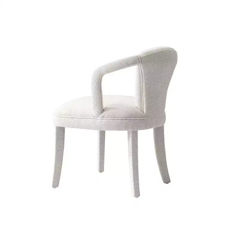 Tweed Upholstered Dining Armchair