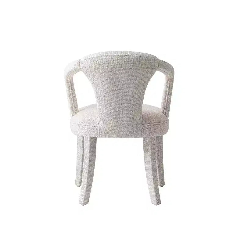 Tweed Upholstered Dining Armchair