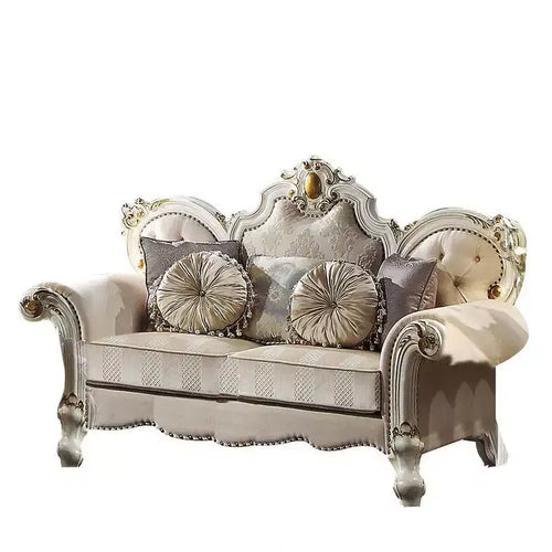 Acme Furniture Picardy Sofa Antique Pearl