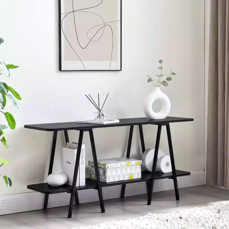Metal & MDF Console Table 47.24"