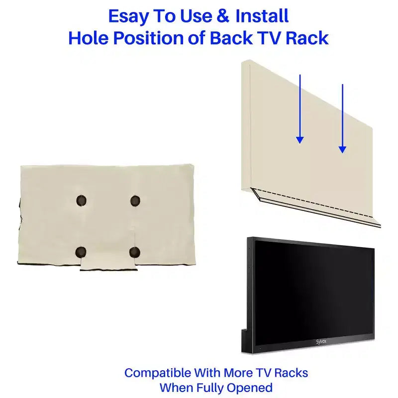 Oxford Fabric Outdoor TV Cover 50"-55"
