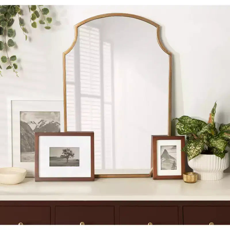 Metal Framed Wall Mirror 20"x30"