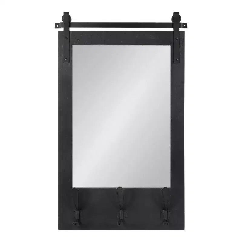 Metal Framed Functional Wall Mirror 18"x28"