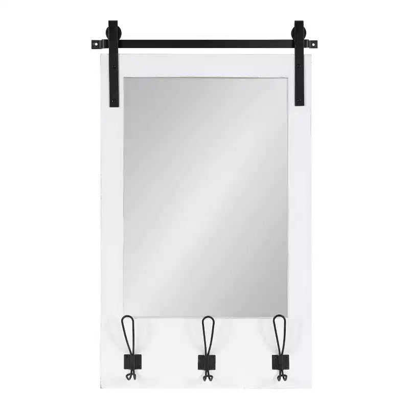 Metal Framed Functional Wall Mirror 18"x28"