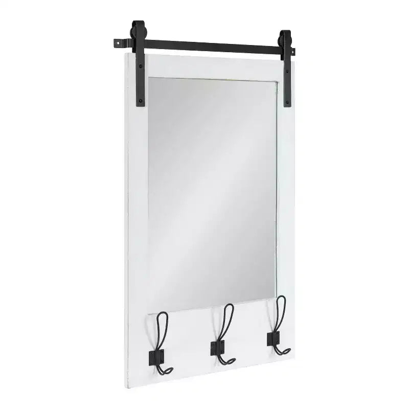Metal Framed Functional Wall Mirror 18"x28"