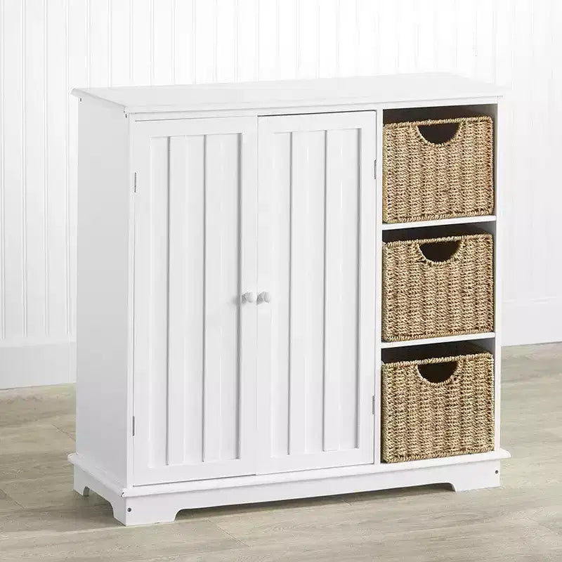 Beadboard Buffet Cabinet - Sideboard with Storage