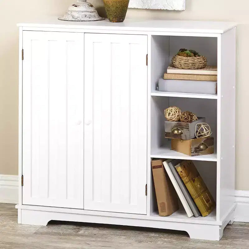 Beadboard Buffet Cabinet - Sideboard with Storage