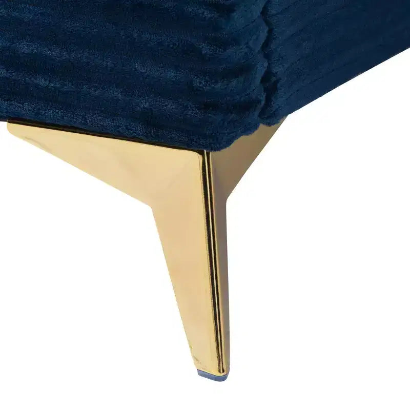 Velvet Upholstered Queen Panel Bed