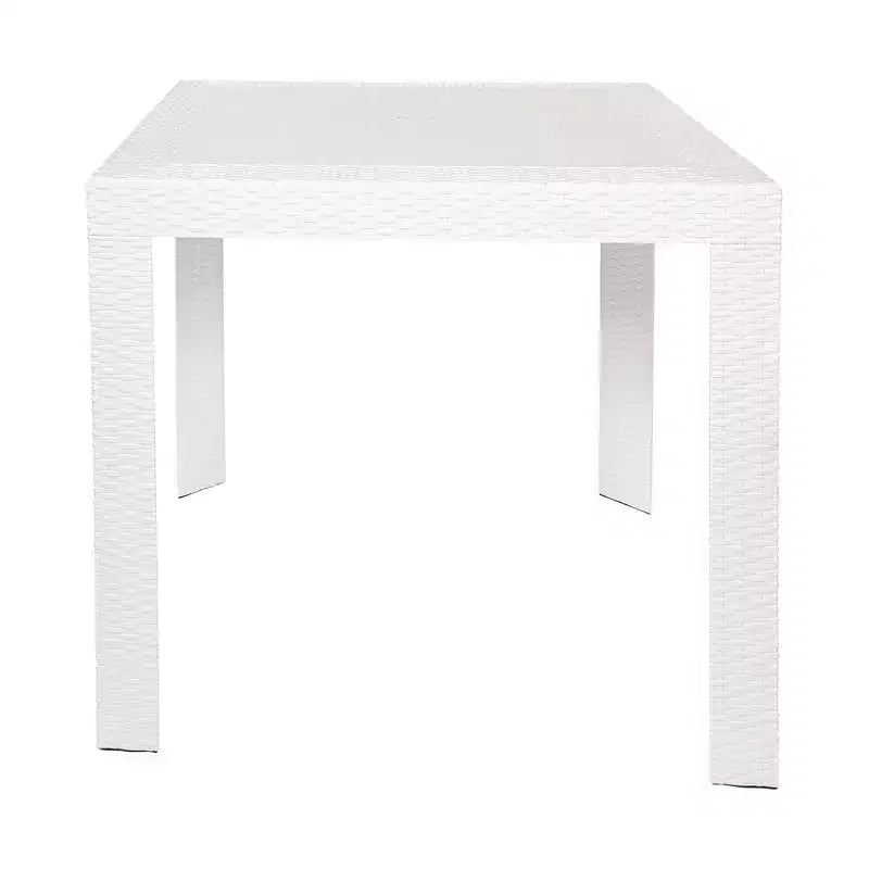 Woven Resin Square Outdoor Dining Table 31"