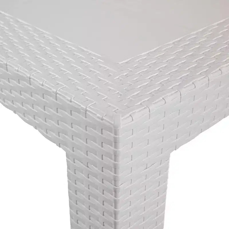 Woven Resin Square Outdoor Dining Table 31"