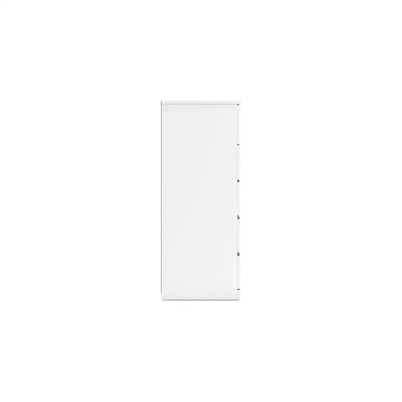 Wood 5-Drawer Tall Dresser White