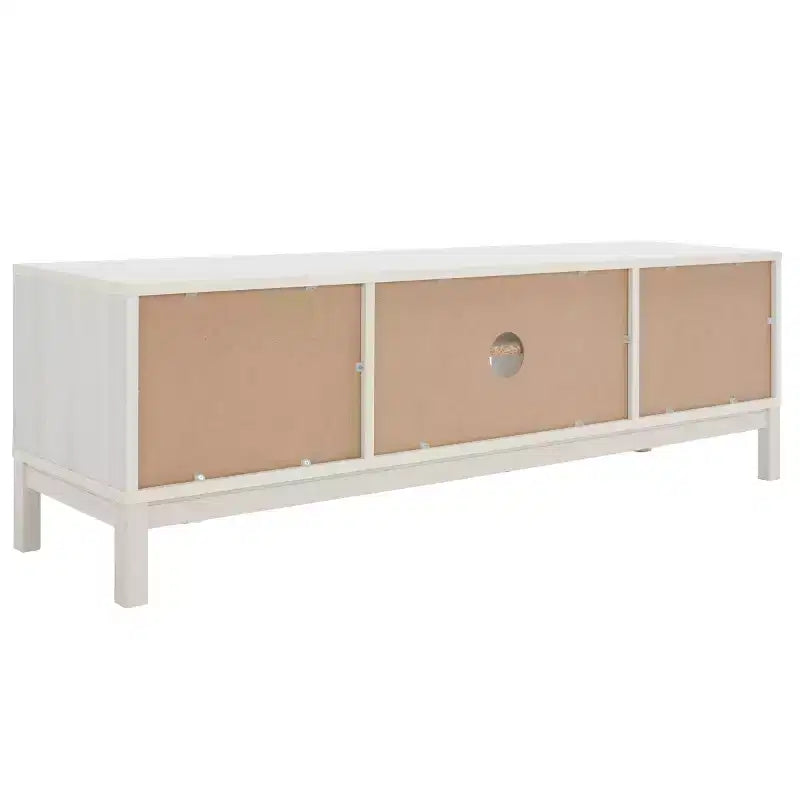 Wood & Metal 2-Door Media Stand
