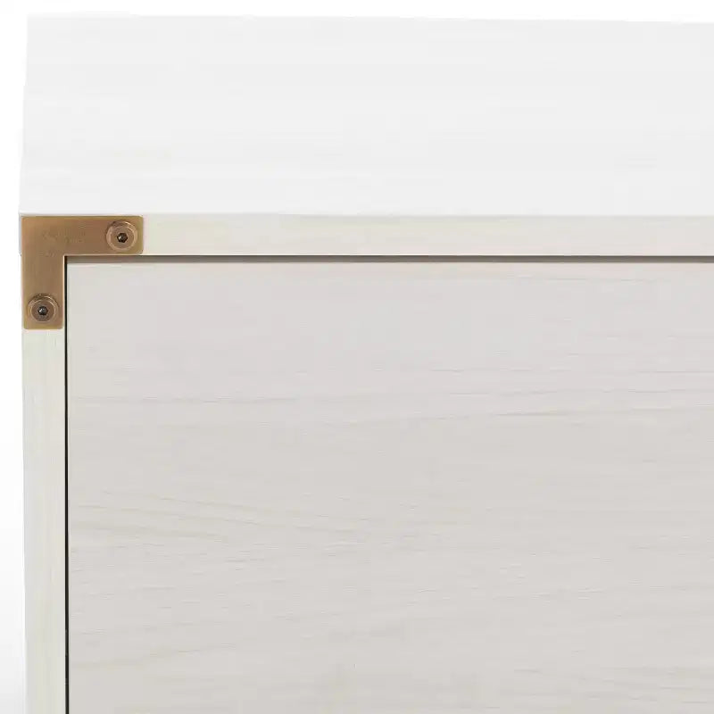 Wood & Metal 2-Door Media Stand