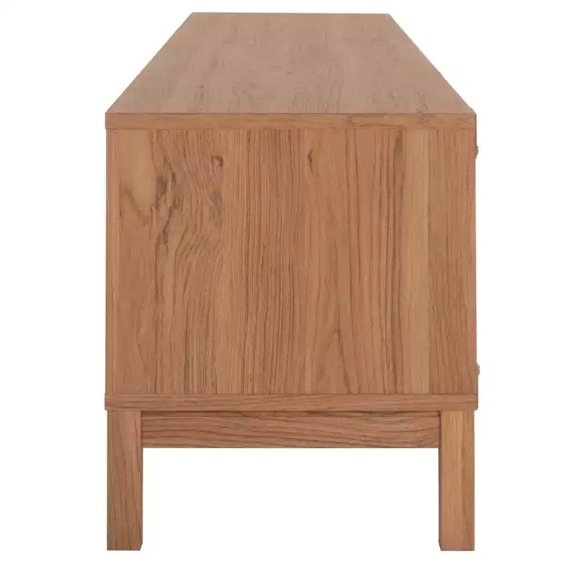 Wood & Metal 2-Door Media Stand