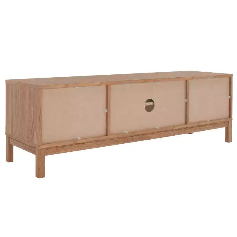 Wood & Metal 2-Door Media Stand