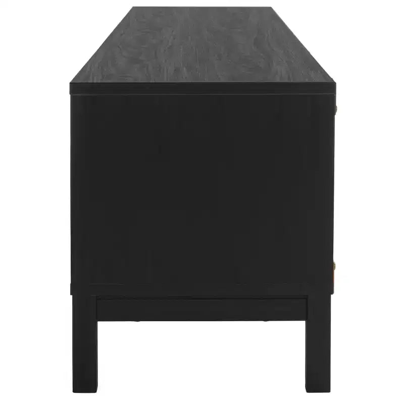 Wood & Metal 2-Door Media Stand