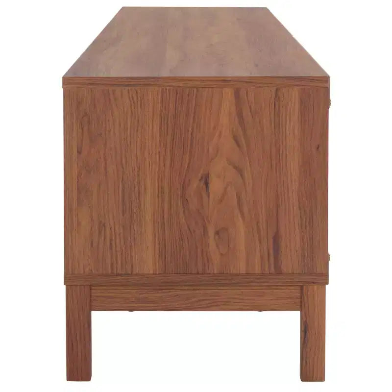 Wood & Metal 2-Door Media Stand