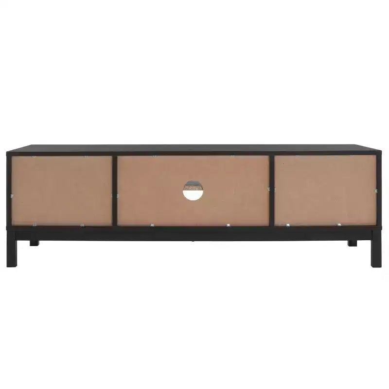 Wood & Metal 2-Door Media Stand