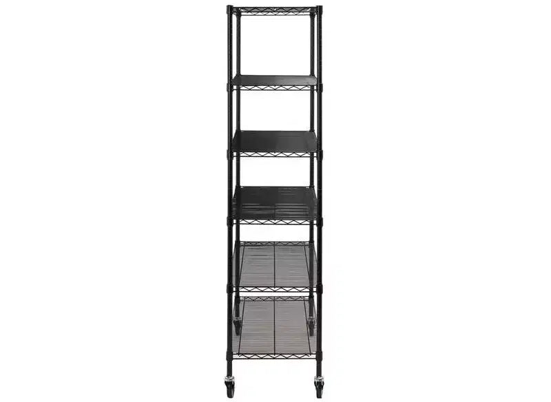 Steel 6-Tier Storage Shelf 47.6'' x 18'' x 75''