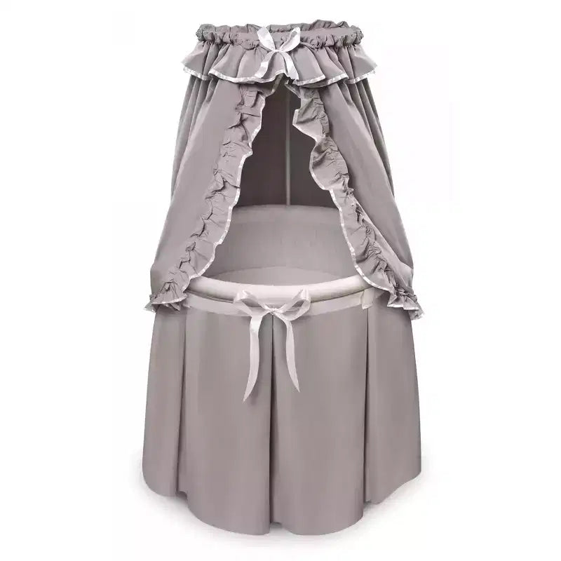 Round Baby Bassinet with Canopy