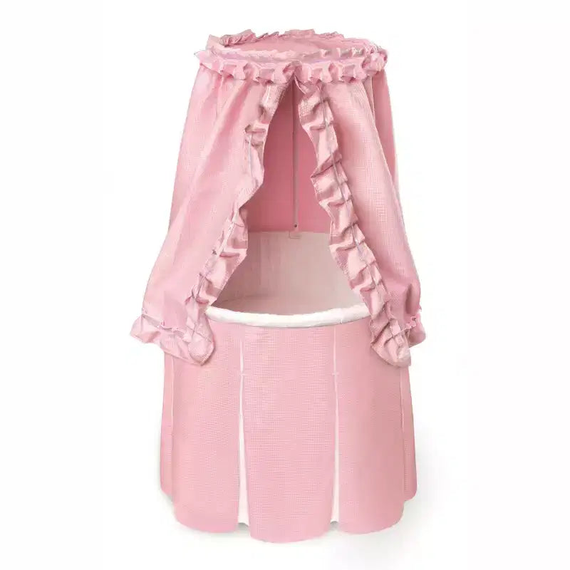 Round Baby Bassinet with Canopy