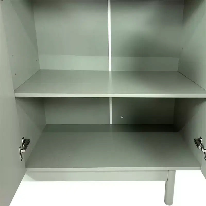 MDF Sideboard Cabinet with 4 Doors and Adjustable Shelf